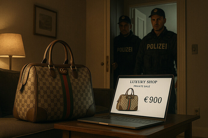Ein Klick, ein Deal, ein Albtraum: Hausdurchsuchung nach Gucci-Deal – wenn Fake-Luxus realen Ärger bringt.