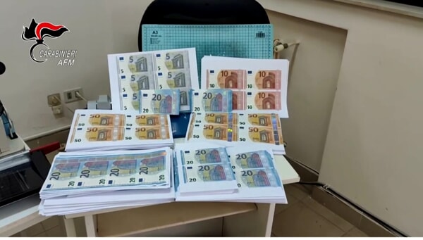 Carabinieri hoben eine illegale Banknoten-Fälscherwerkstatt aus