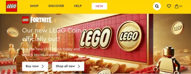 LEGO Coin: LEGO-Homepage von Krypto-Scam betroffen