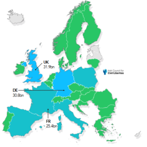 Tägliche RTB-Datenabfragen in Europa