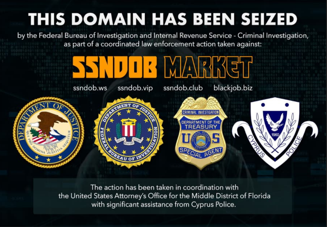 SSNDOB: Marktplatz für Identitätsbetrug beschlagnahmt