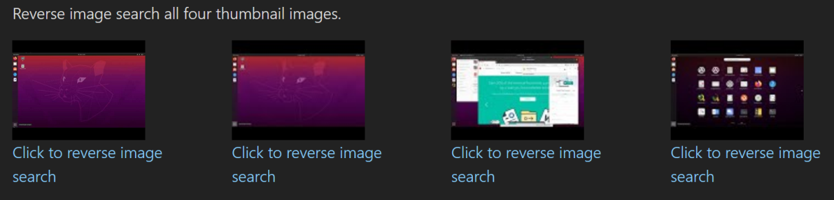 Reverse Image Search in Videos