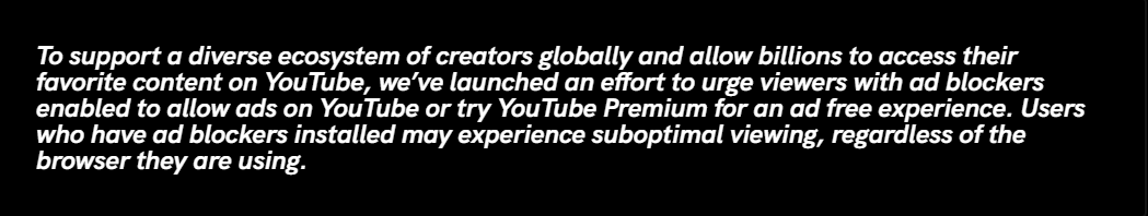 YouTube hat eine Stellungnahme abgeben