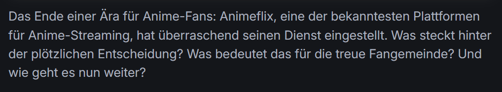 Hat der Hosting-Provider ServerAstra Animeflix den Stecker gezogen?