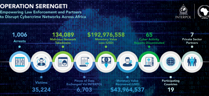 INTERPOL und AFRIPOL informieren über die Operation Serengeti.