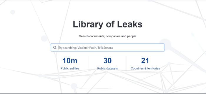 Whistleblowing und Recherche in der Library of Leaks