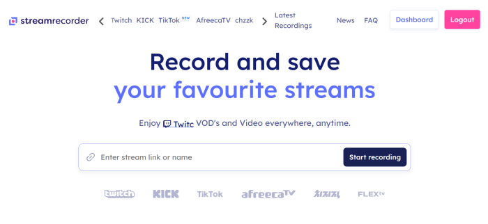 StreamRecorder.io