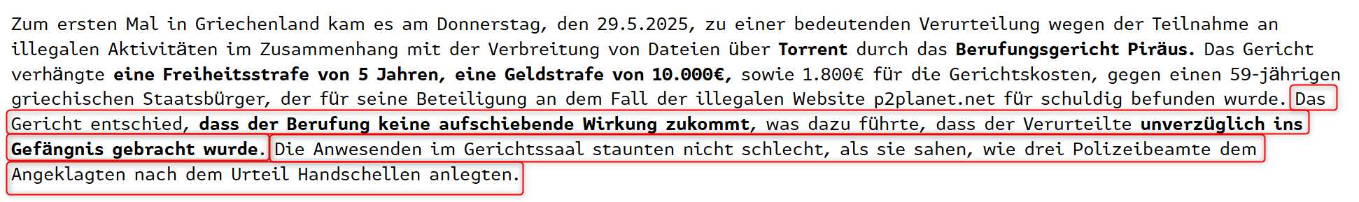 BitTorrent-Pirat verurteilt