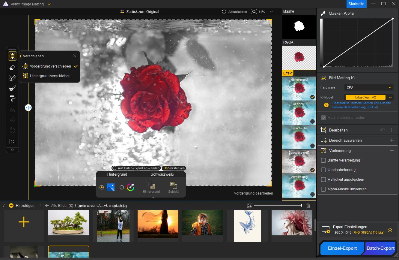 Aiarty Image Matting