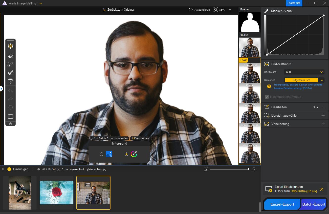 Aiarty Image Matting