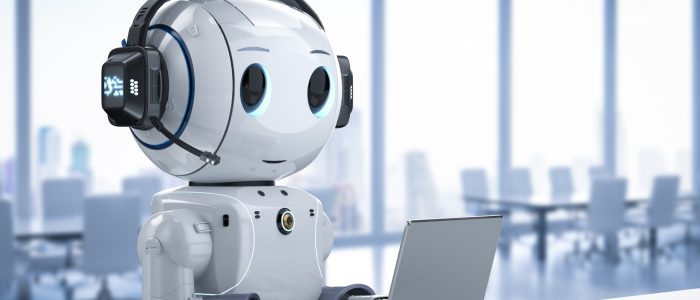 Symbolische Darstellung des Chatbots ChatGPT bei der Arbeit