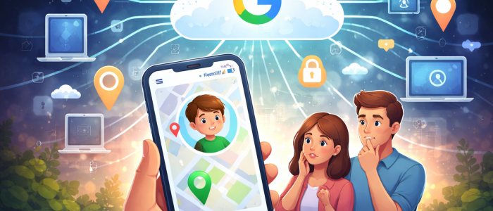 Digitale Elternaufsicht per Cloud: Family Link verknüpft Standort-, Nutzungs- und Kontodaten innerhalb des Google-Ökosystems.