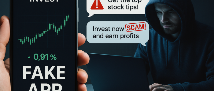 Professionell gestaltete Scam-Apps simulieren Handel und Gewinne, während Betrüger im Hintergrund die Opfer steuern.