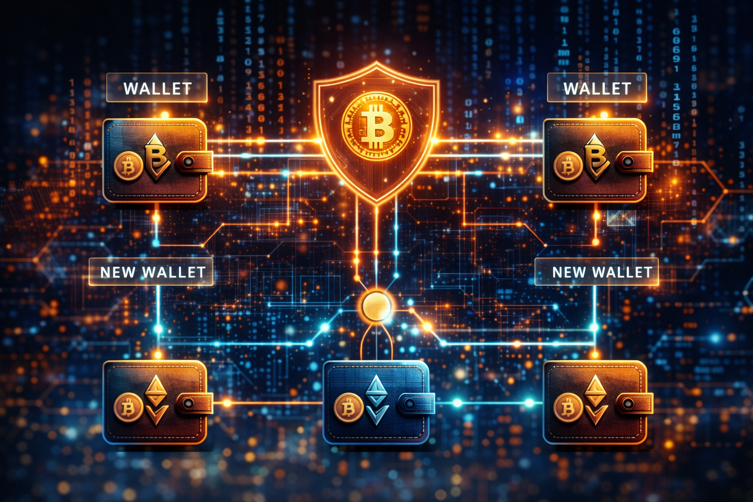 Kryptomixer sollen Blockchain-Transaktionen verschleiern, indem Einzahlungen verschiedener Nutzer vermischt und an neue Wallet-Adressen ausgezahlt werden.