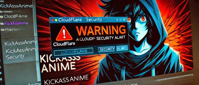 Cloudflare-Warnung gegen KickAssAnime (Symbolbild)