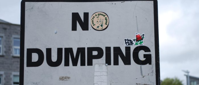 no dumping