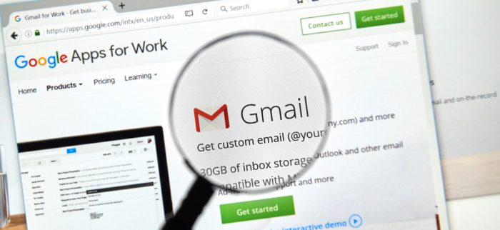 Google Gmail Website
