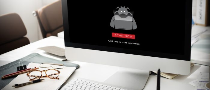 Eine Warnung vor Malware auf einem MacOS-PC