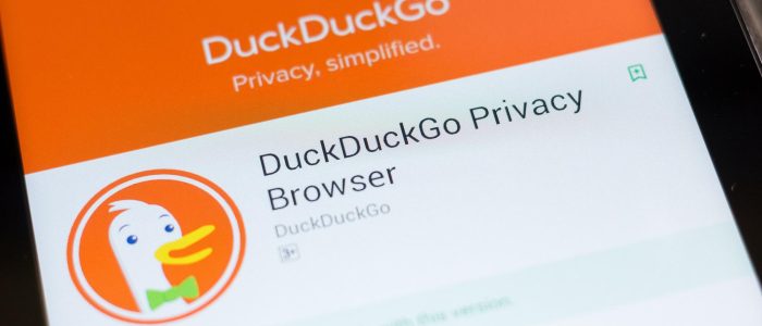 DuckDuckGo Browser auf einem Handy