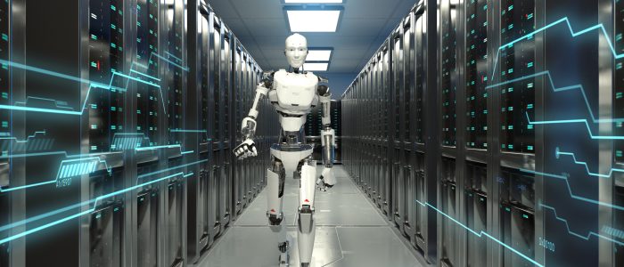 Roboterwalking in Datacenter