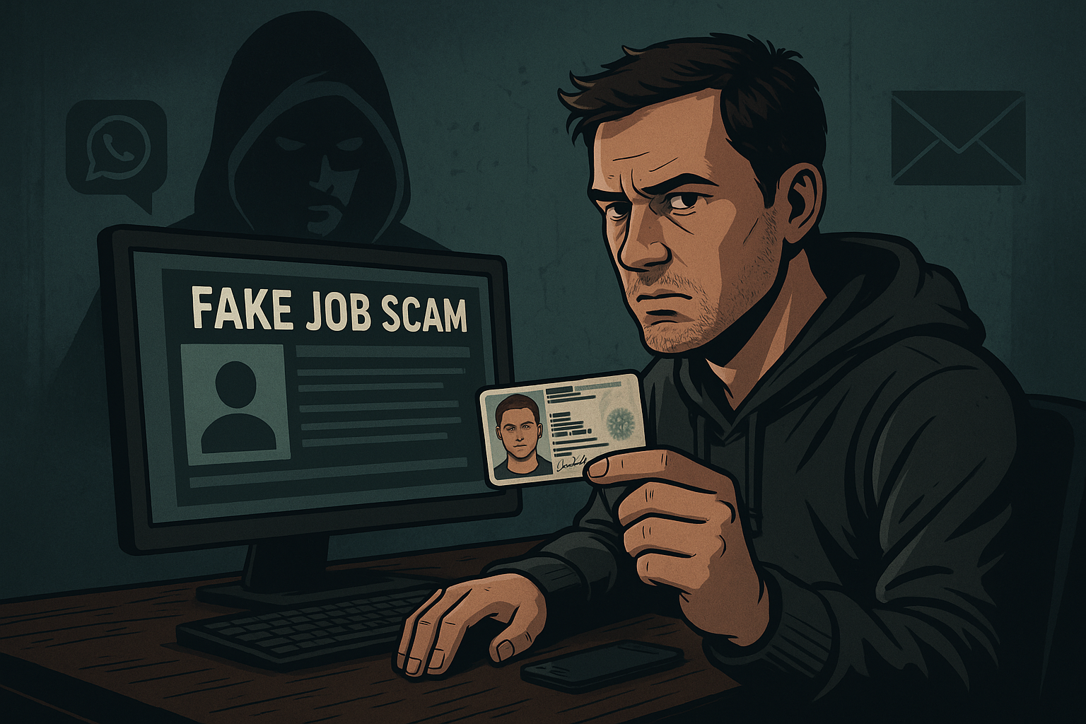 Job-Scamming: Wer persönliche Daten leichtfertig weitergibt, riskiert Missbrauch und strafrechtliche Konsequenzen.