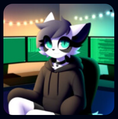 Profilbild von Ruben Thomsons Steam-Account mit einer Katze vor mehreren Computermonitoren