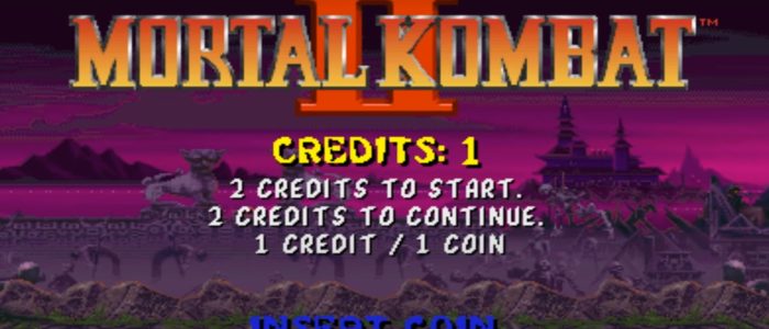 Startbildschirm von Mortal Kombat 2