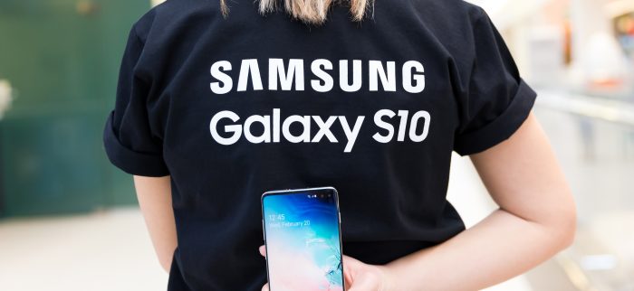 Das Samsung Galaxy S10, ein Smartphone mit Mali-GPU