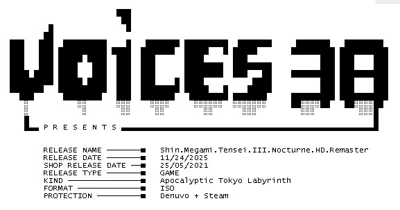 NFO, Nocturne, Denuvo, cracked
