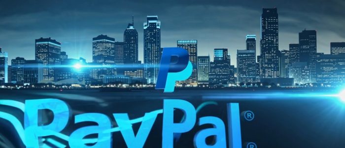 Skyline with PayPal in front