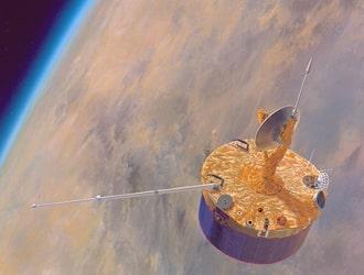 Pioneer Venus Orbiter der NASA, konstruiert von Hughes