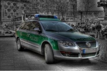 Polizeiwagen, gps-sender