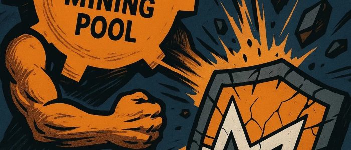 Qubic Angriff auf Monero, Qubic Mining pool smashes the privacy coin Monero.