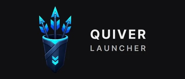Quiver Launcher, Ausschnitt der Website des Software-Projekts