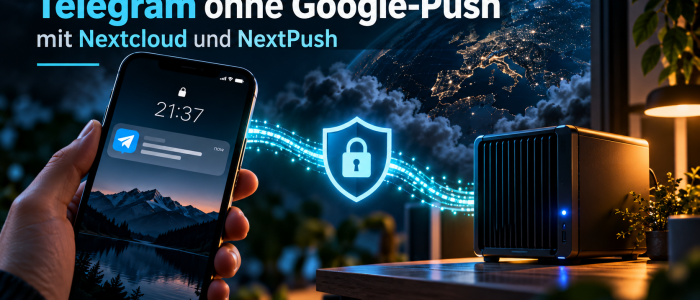 Telegram ohne Google-Push über die eigene Nextcloud absichern