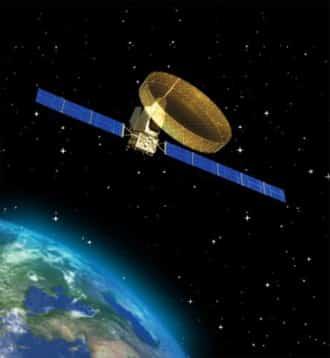 Darstellung Kommunikationssatellit Thuraya 3