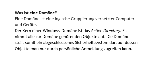 domäne, windows 10