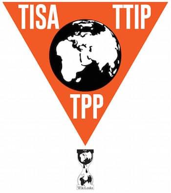 WikiLeaks Global Trade Agreement TISA TTIP TTP ttp-abkommen