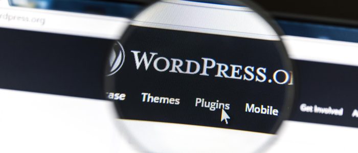 Mauszeiger über Plugin-Menü auf Wordpress-Seite