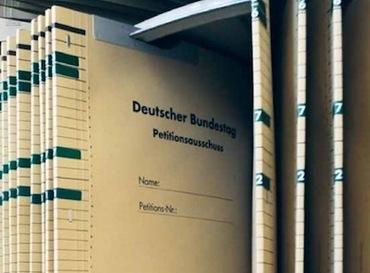 Akten vom Petitionsausschuss des Deutschen Bundestages