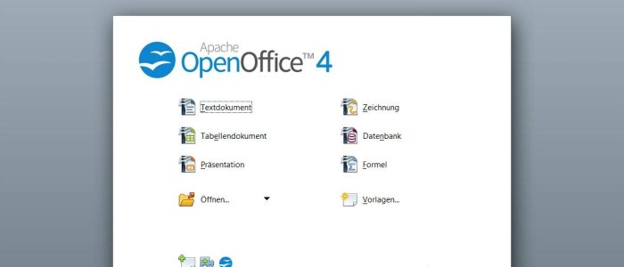 openofficeorg startbildschirm