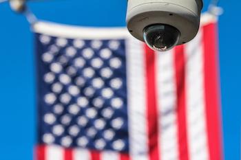 nsa usa flag surveillance camera