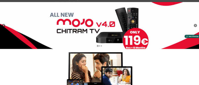 ChitramTV Reseller Website Screenshot