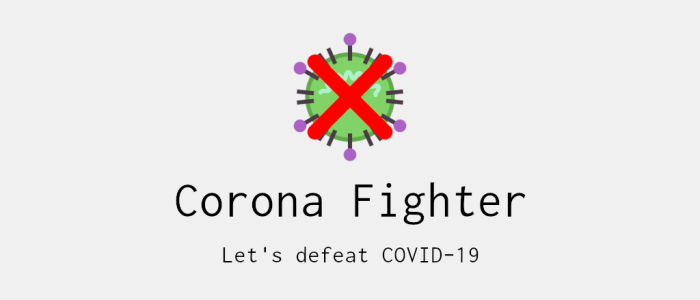 Corona Fighter App