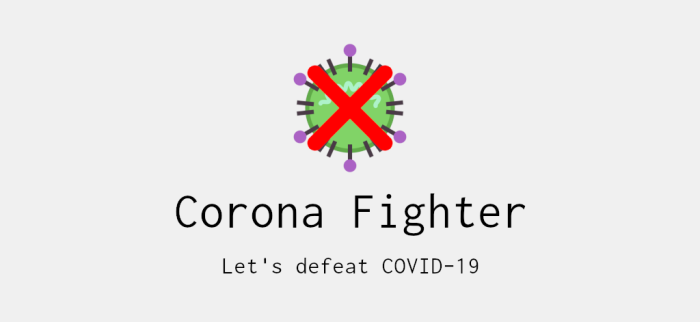 Corona Fighter App