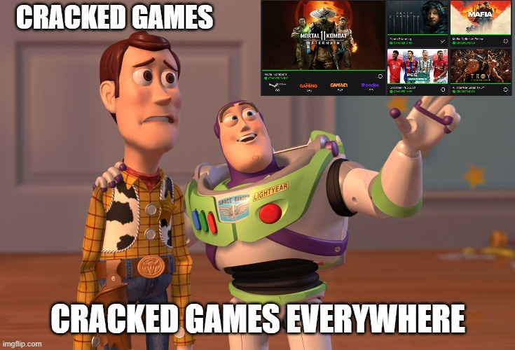 cracked games everywhere, toy story