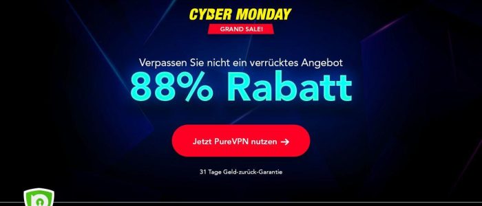 PureVPN Cyber Monday Offer