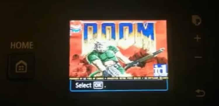 Doom: Egoshooter remote auf Canon PIXMA installiert
