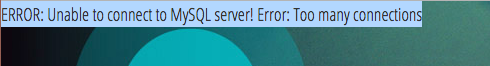lul.to mysql server error
