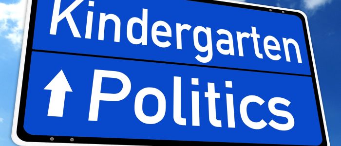 kindergarten, politik, glosse